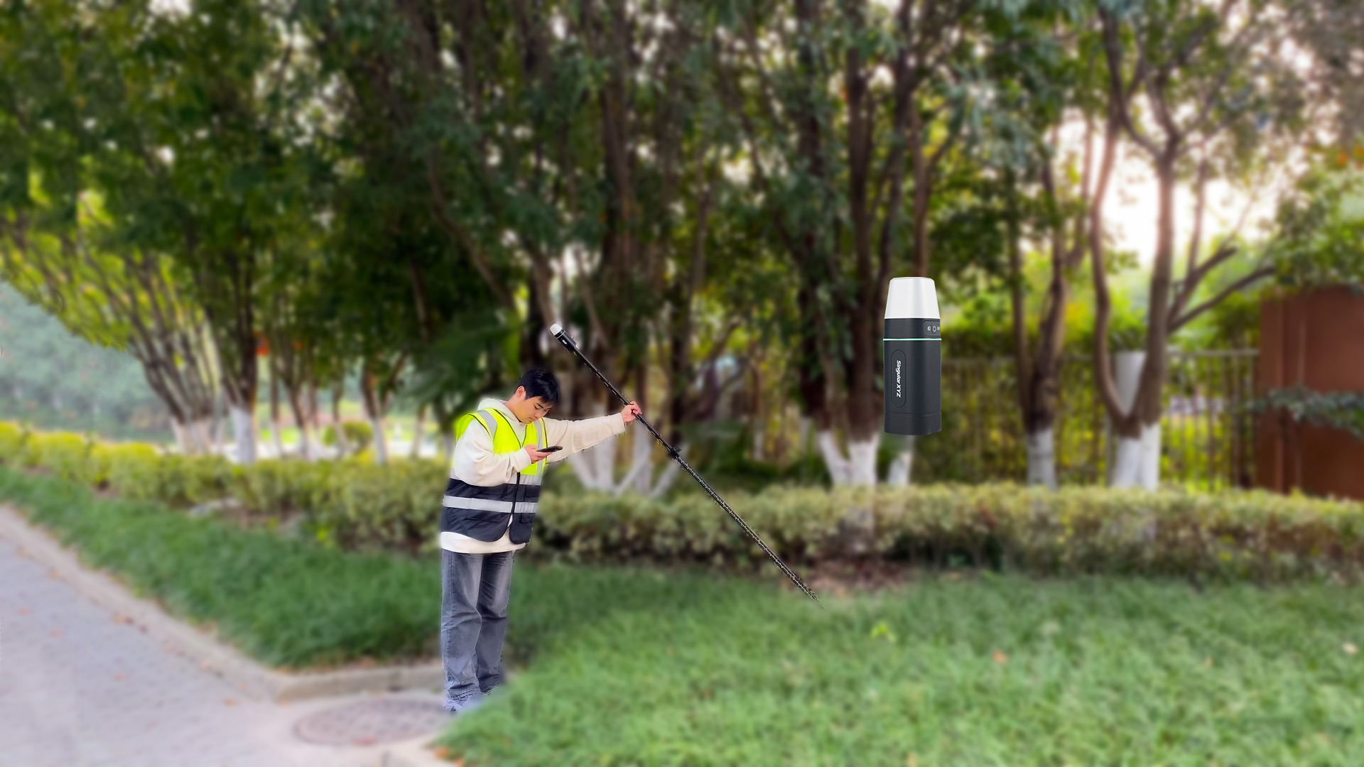 Receptor GNSS en aplicaciones topográficas